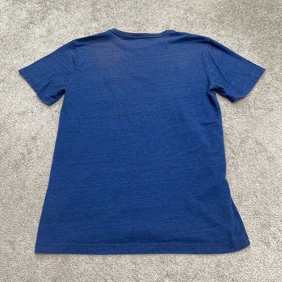 American Eagle Outfitters Wave Pocket Tee Mens Medium Heather Blue Beach T-Shirt - Picture 2 of 12